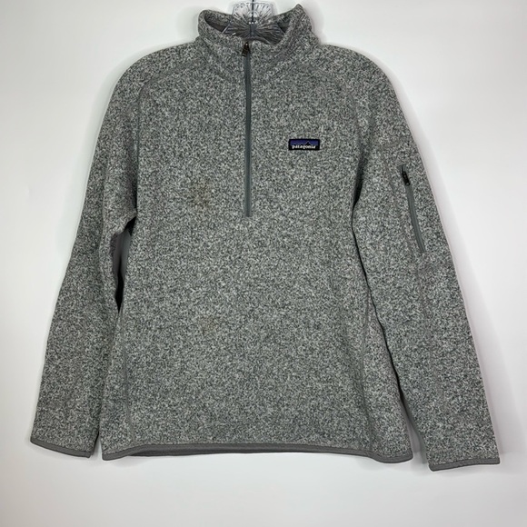 Patagonia Better Sweeter 1/2 Zip Jacket Gray Size Large - Picture 1 of 11